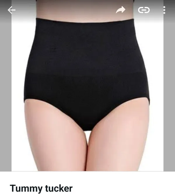 Black_Cotton_Blend_Tummy_Tucker_Shapewear_For_Women