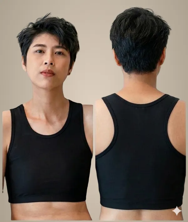 Black_Elastic_Fabric_Sando_Style_Crop_Top_For_Women