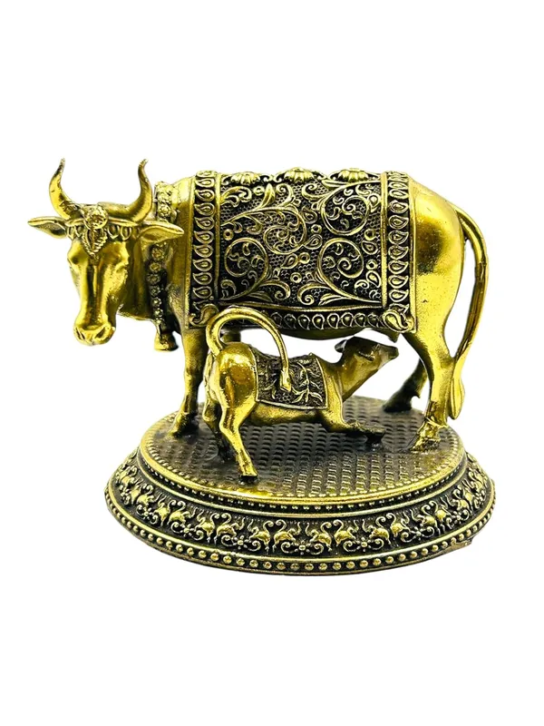 Brass_Cow_And_Calf_Statue_For_Indoor