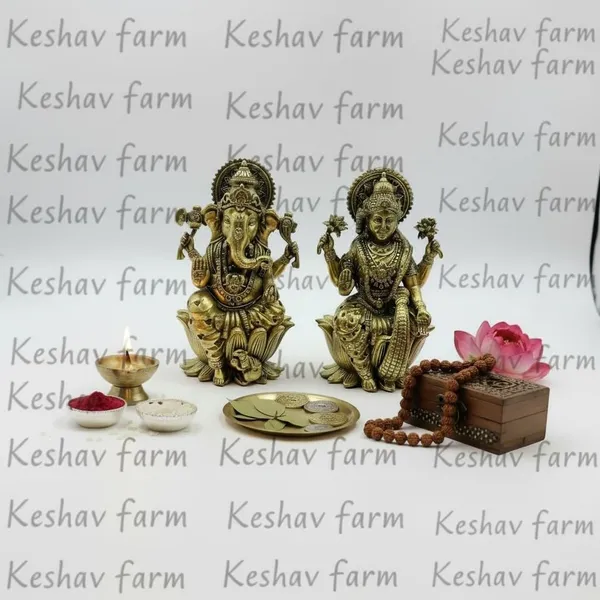 Brass_Lakshmi_Ganesh_Idol_Set_For_Indoor
