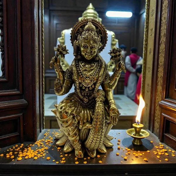 Brass_Lakshmi_Ganesh_Idol_Set_For_Indoor