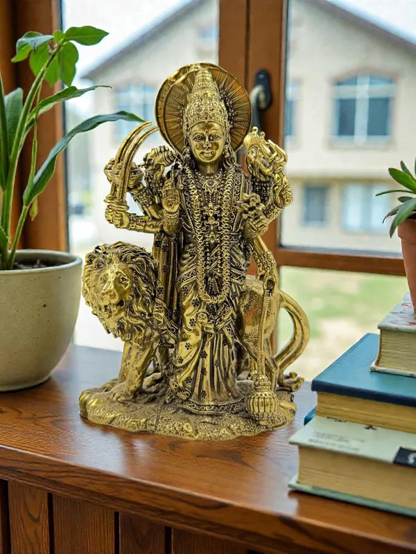 Brass_Durga_Idol_For_Indoor