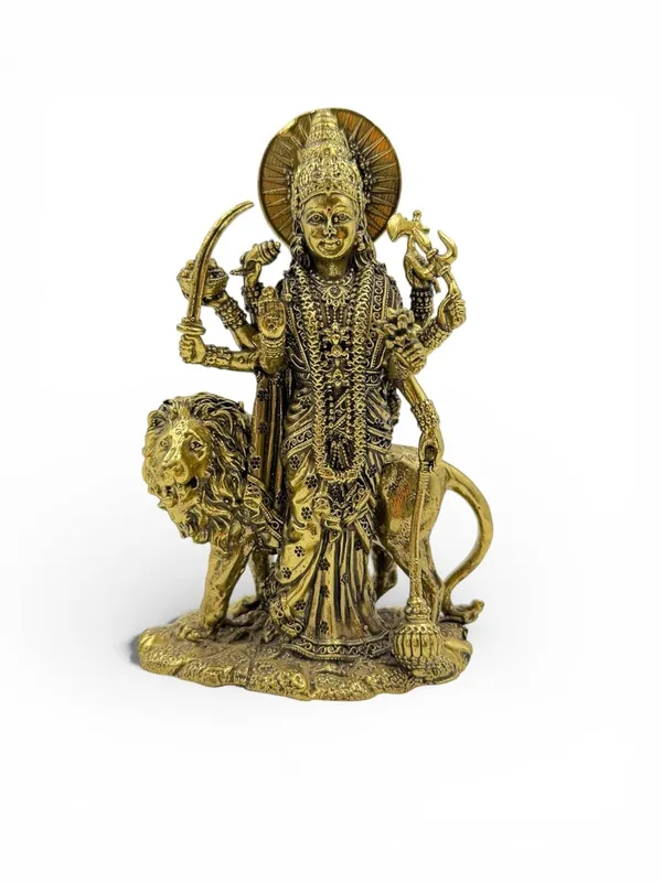 Brass_Durga_Idol_For_Indoor