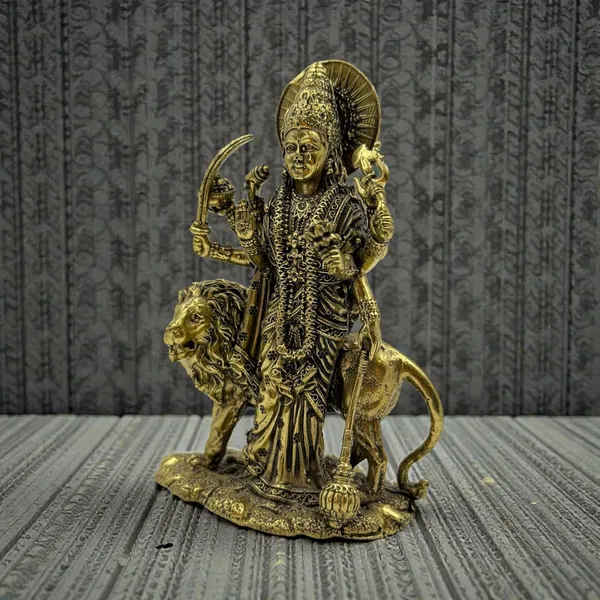 Brass_Durga_Idol_For_Indoor