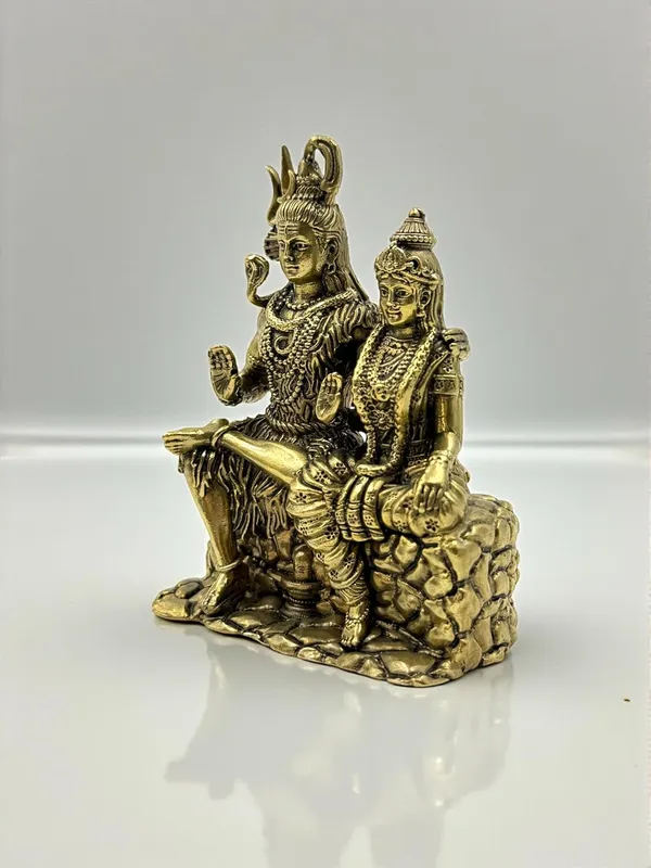 Brass_Shiva_Parvati_Idol_For_Indoor