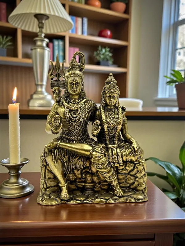 Brass_Shiva_Parvati_Idol_For_Indoor
