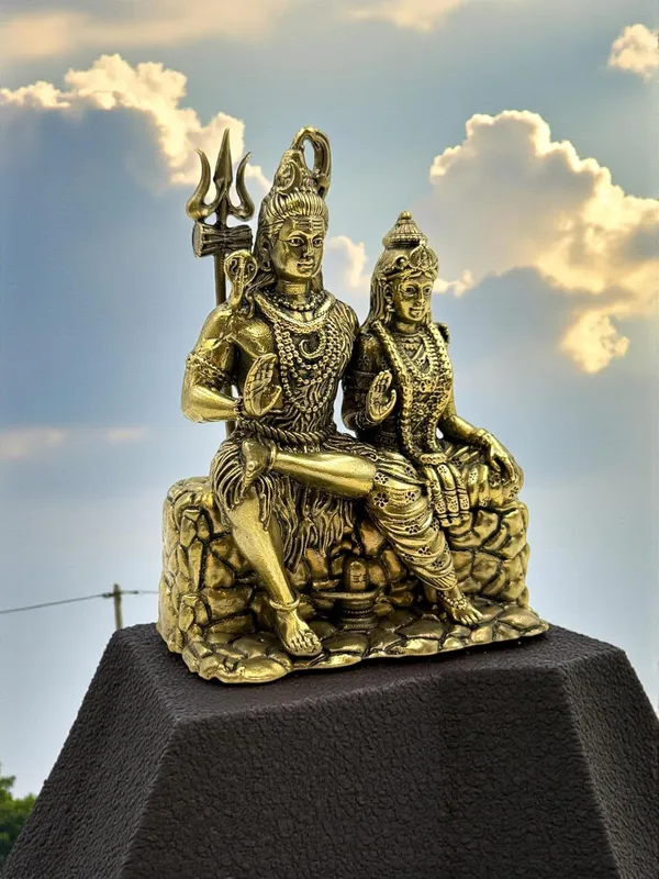 Brass_Shiva_Parvati_Idol_For_Indoor