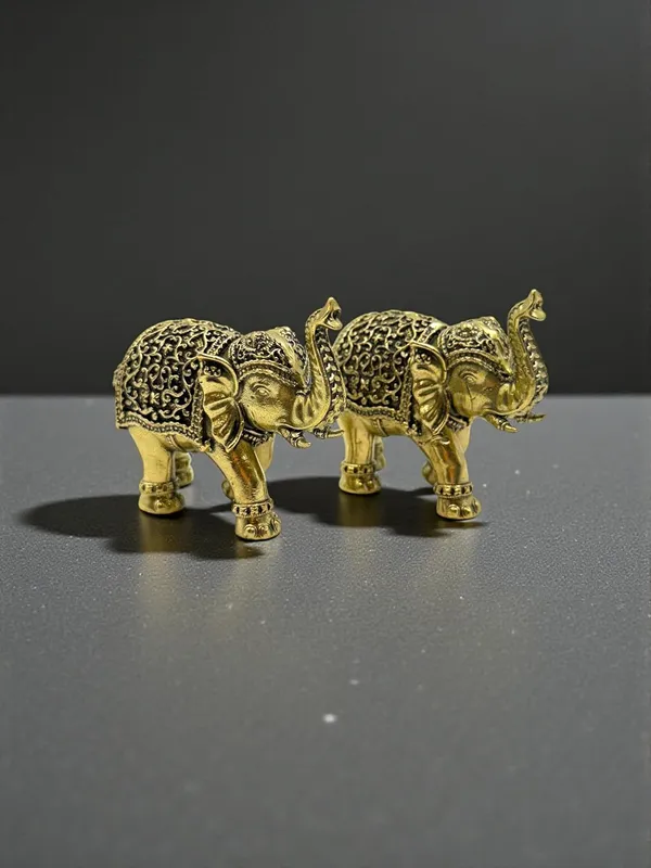 Brass_Elephant_Statue_Pair_For_Indoor