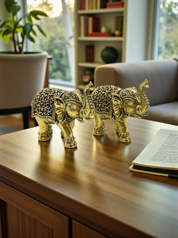 Brass_Elephant_Statue_Pair_For_Indoor