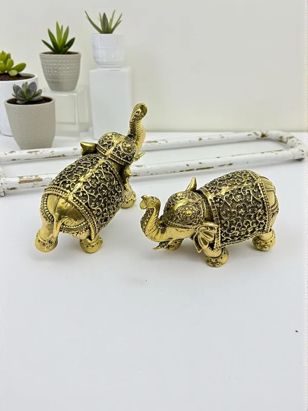 Brass_Elephant_Statue_Pair_For_Indoor