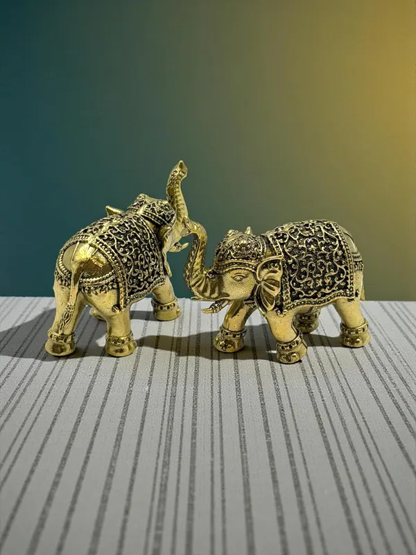 Brass_Elephant_Statue_Pair_For_Indoor