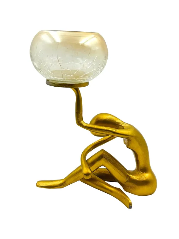 Lady_Sitting_Metal_Tealight_Candle_Holder_For_Indoor