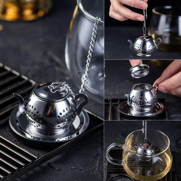 Brass_Tea_Infuser_With_Mesh_Basket_And_Lid_For_Indoor