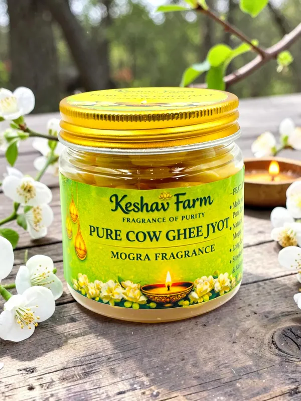 Keshav_Farm_Pure_Cow_Ghee_Jyot_Batti_with_Aloe_Vera