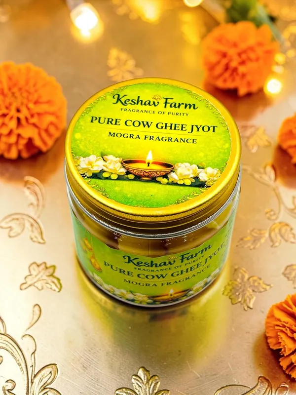 Keshav_Farm_Pure_Cow_Ghee_Jyot_Batti_with_Aloe_Vera