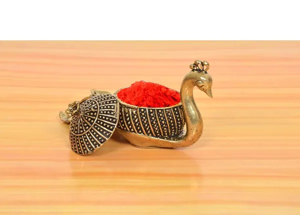 Brass_Dattatreya_Kumkum_Box_with_Duck