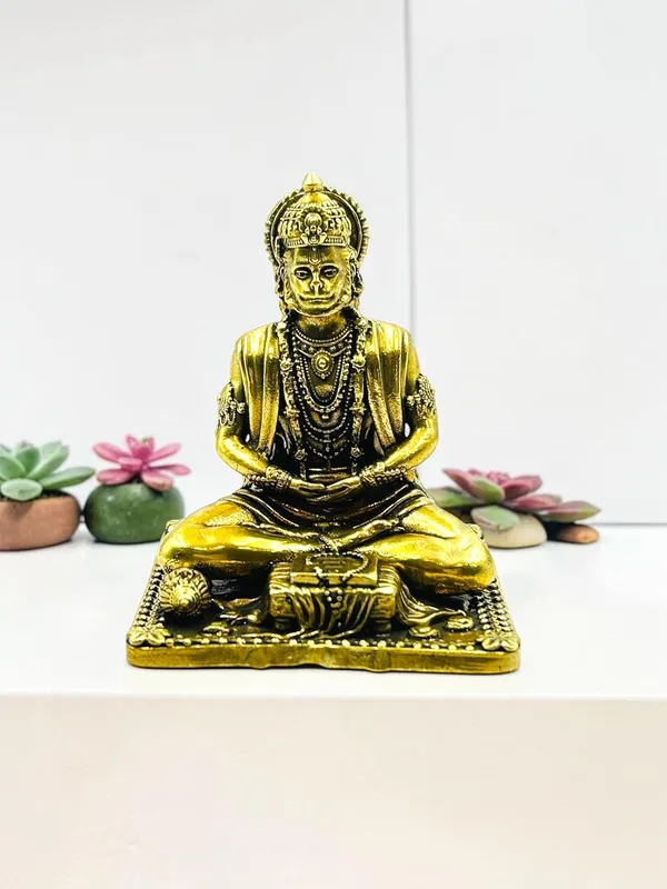 Brass_Lord_Hanuman_Ji_Sitting_on_Base_Murti�