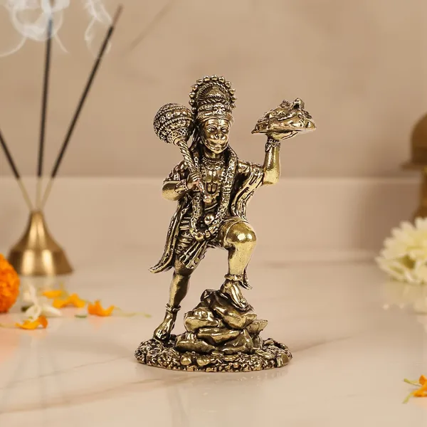 Handcrafted_Brass_Dronagiri_Hanuman_Idol
