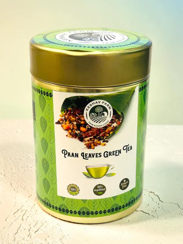 Keshav_Farm_Paan_Leaves_Green_Tea_|_Sugar-Free_Herbal_Tea_Blend�