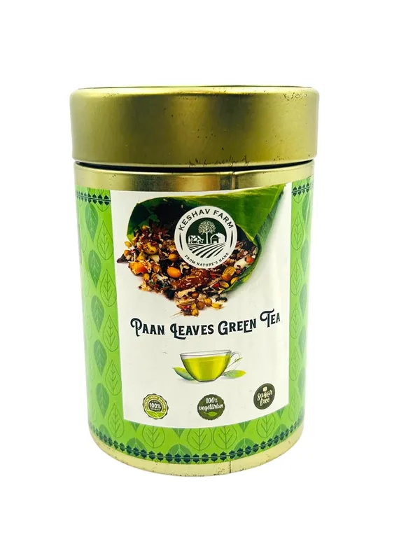 Keshav_Farm_Paan_Leaves_Green_Tea_|_Sugar-Free_Herbal_Tea_Blend�