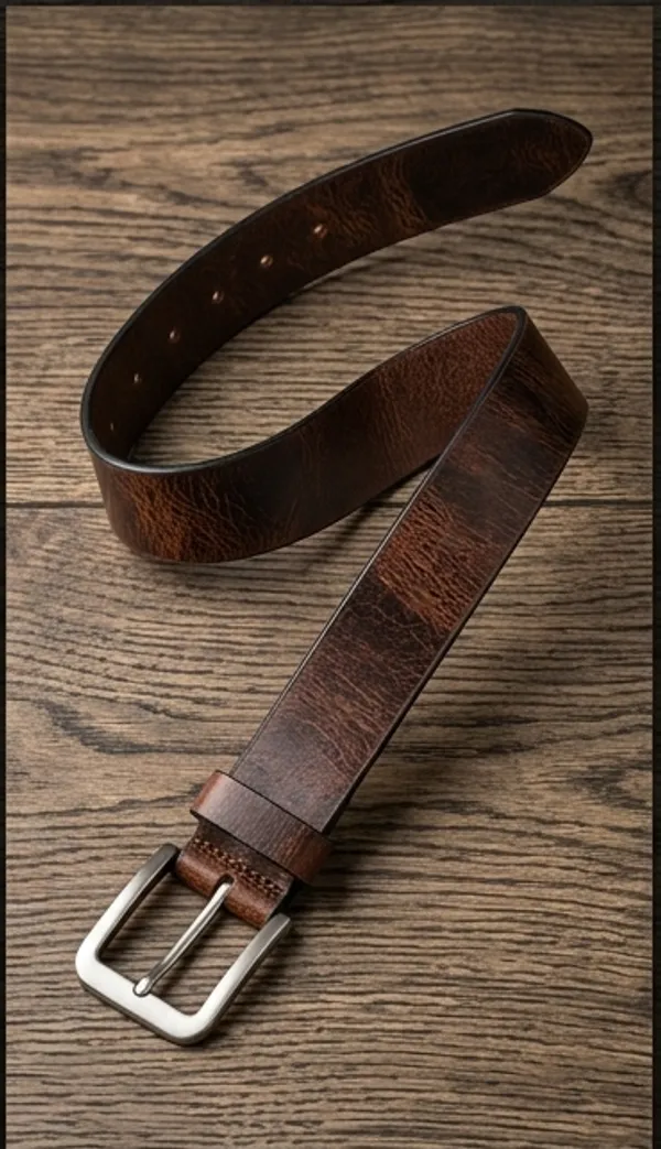 Brown_Premium_Leather_Belt_With_Silver_Buckle_For_Men