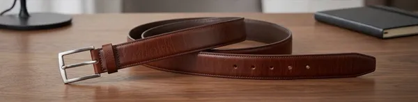 Brown_Premium_Leather_Belt_With_Textured_Pattern_And_Silver_Buckle_For_Men