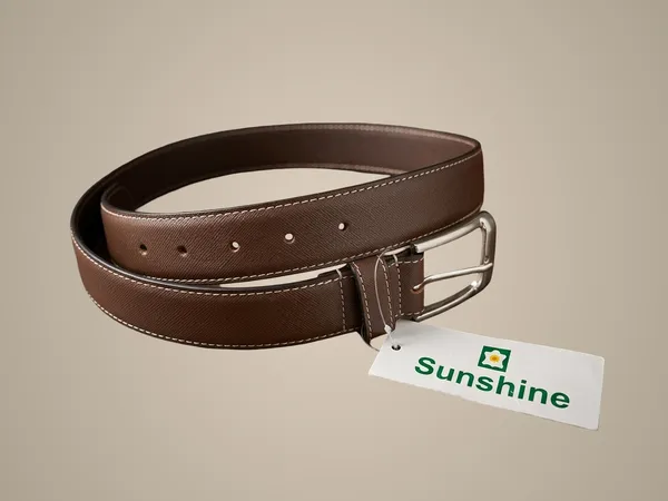 Brown_Sunshine_Genuine_Leather_Belt_And_Classic_With_Silver_Buckle_For_Men