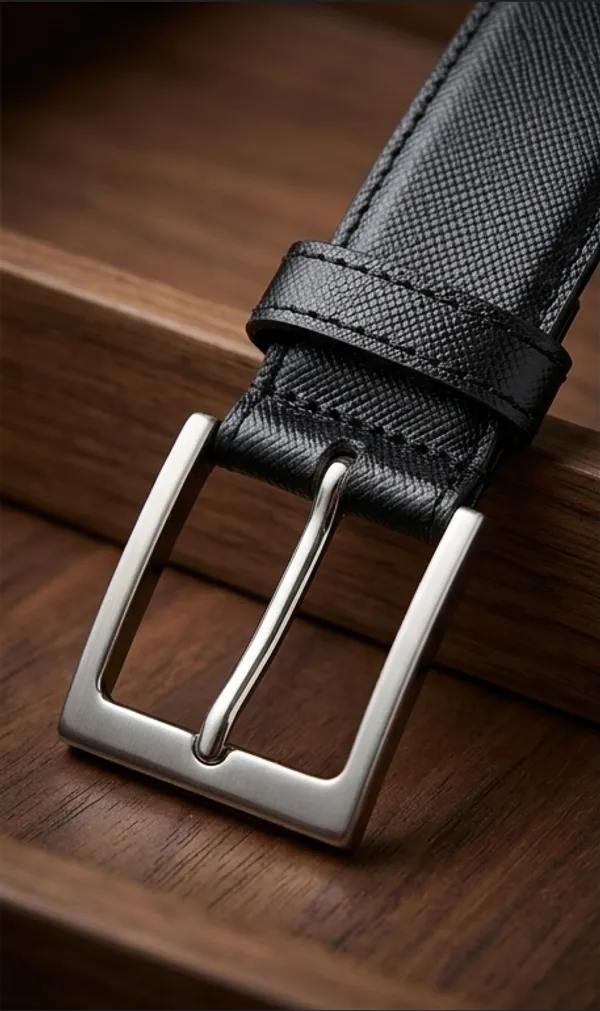 Black_Premium_Textured_Leather_Belt_With_Silver_Buckle_For_Men