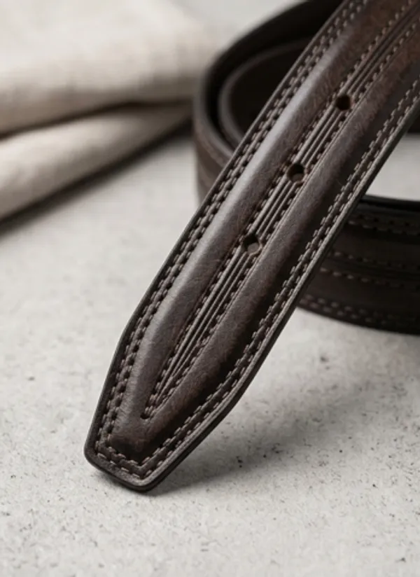 Dark_Brown_Premium_Stitched_Leather_Belt_With_Metal_Buckle_For_Men