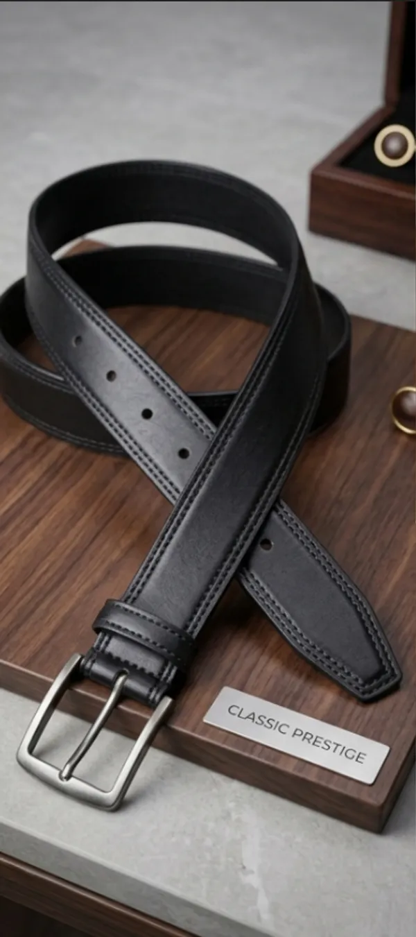 Black_Elegant_Leather_Belt_With_Decorative_Stitching_For_Men