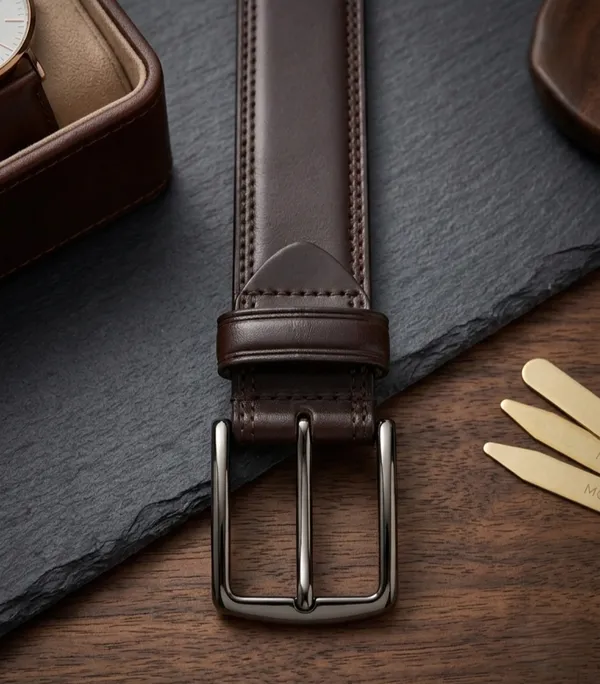 Black_Elegant_Leather_Belt_With_Decorative_Stitching_For_Men