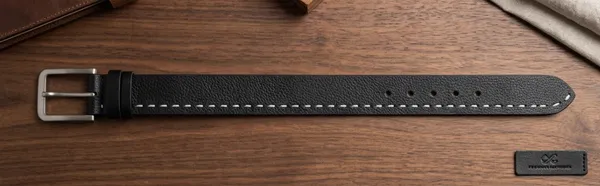 Black_Leather_Belt_With_White_Contrast_Stitching_And_Silver_Buckle_For_Men