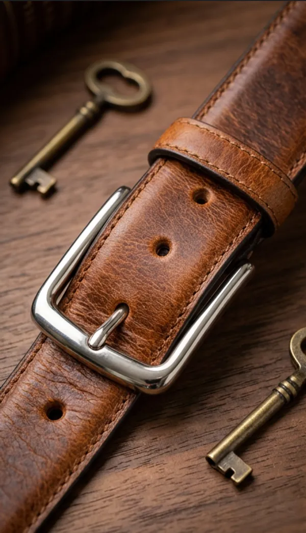 Brown_Classic_Leather_Belt_With_Silver_Buckle_For_Men