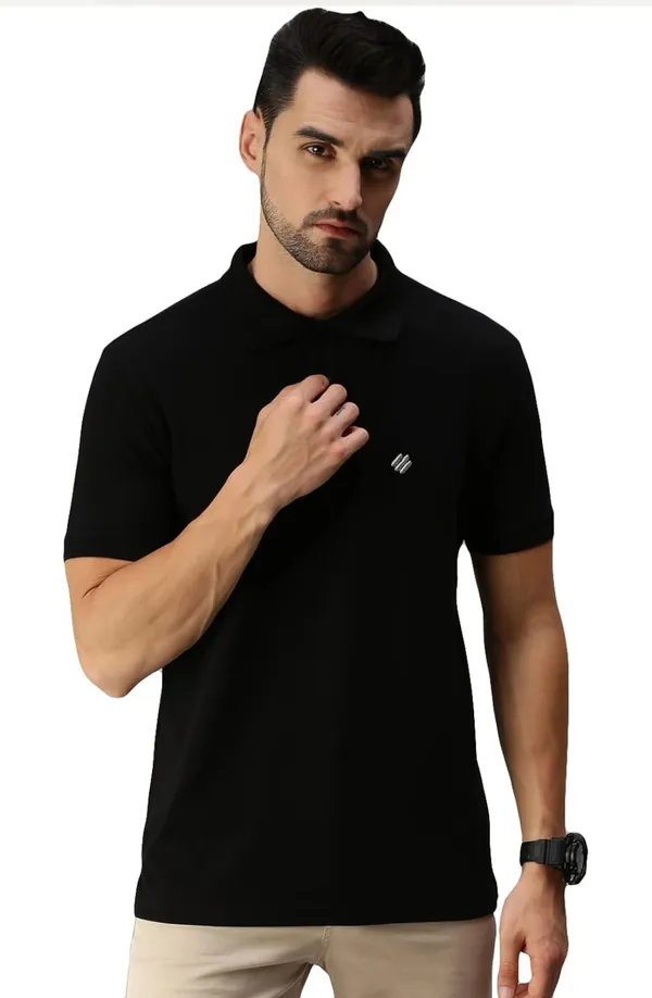ONN_black_polo_tshirt
