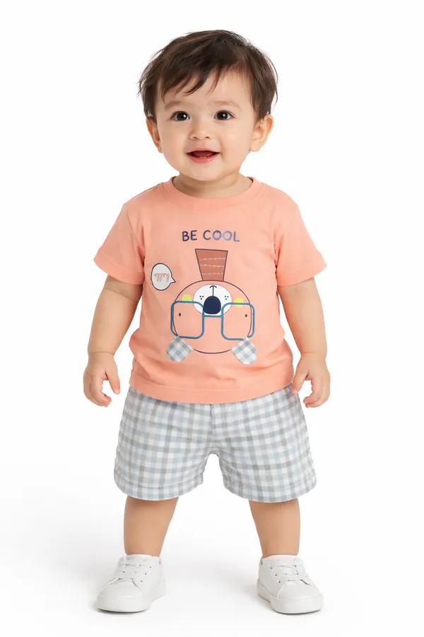 Peach_Cotton_T-Shirt_For_Kids