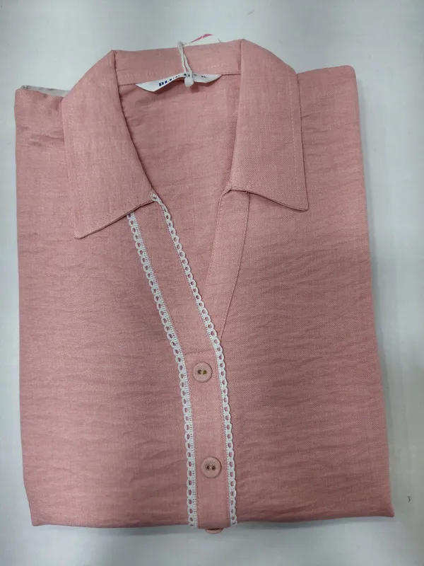 Pink_Cotton_Blend_Co-Ord_Set_For_Women