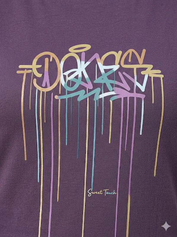 Purple_Cotton_T-Shirt_For_Women