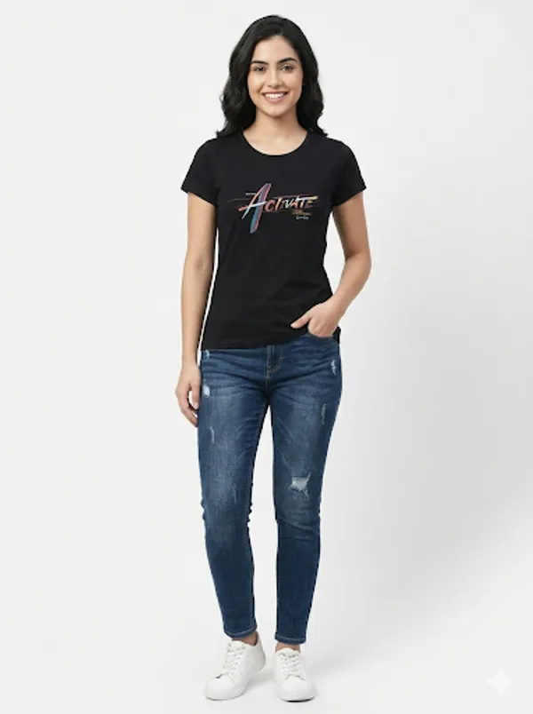 Black_Cotton_T-Shirt_For_Women