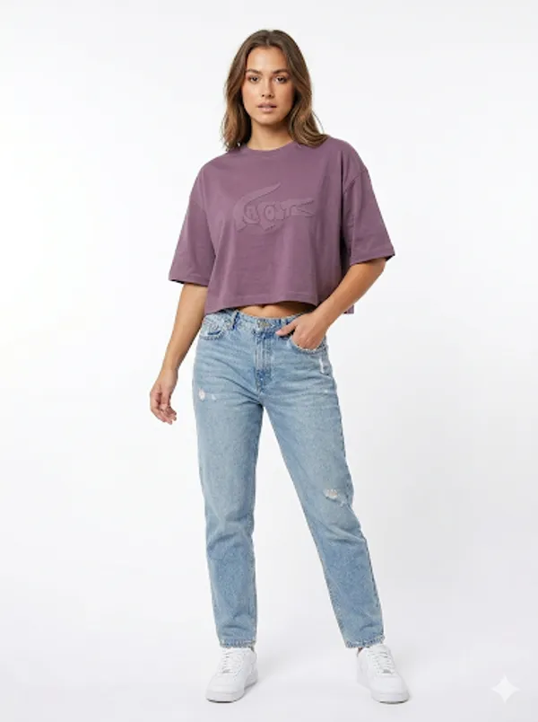 Purple_Cotton_T-Shirt_For_Women
