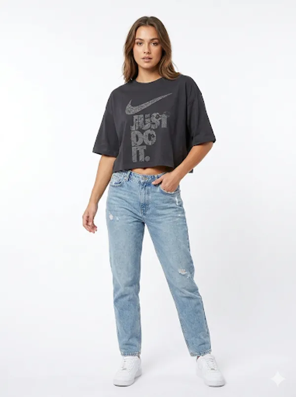 Grey_Cotton_T-Shirt_For_Women