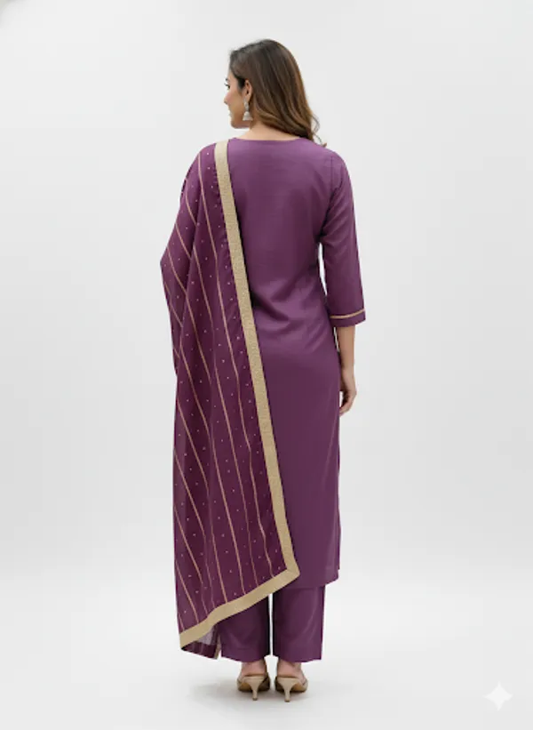 Purple_Cotton_Kurta_Set_For_Women