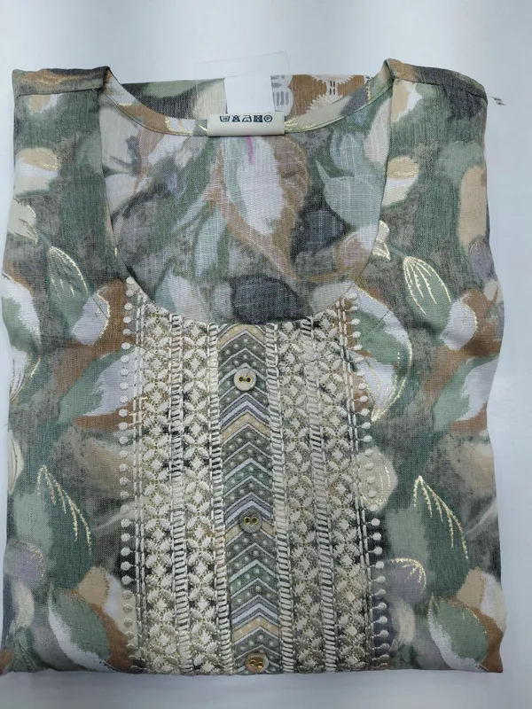 Green_Cotton_Kurta_Set_For_Women
