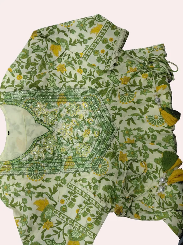 Green_Cotton_Anarkali_Suit_For_Women