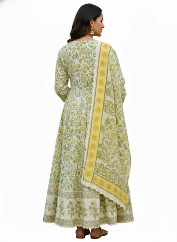 Green_Cotton_Anarkali_Suit_For_Women