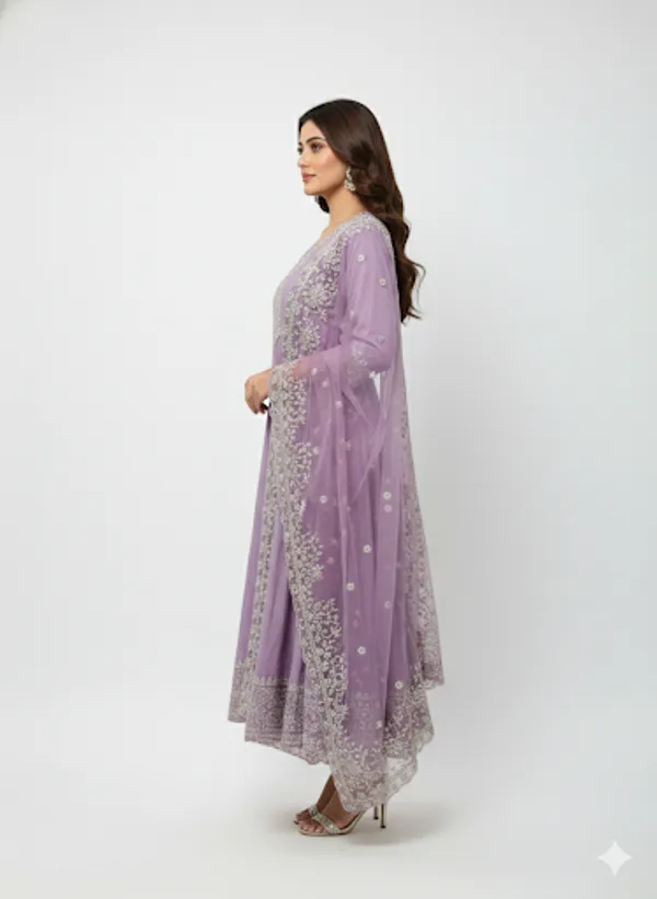 Light_Purple_Cotton_Anarkali_Set_For_Women