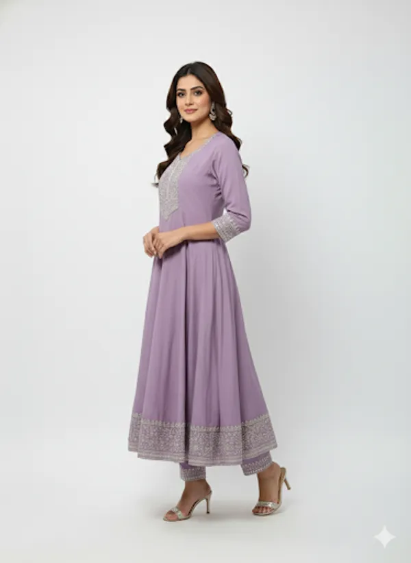 Light_Purple_Cotton_Anarkali_Set_For_Women