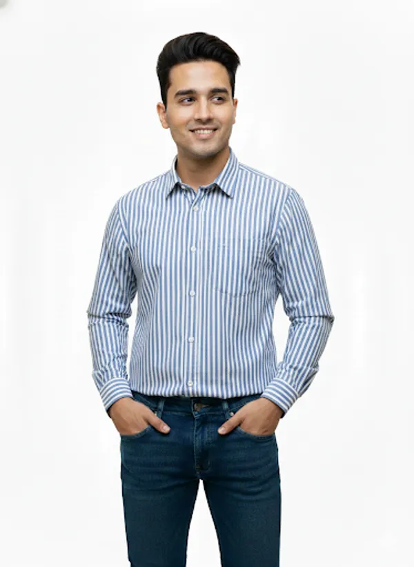 Blue_Cotton_Shirt_For_Men