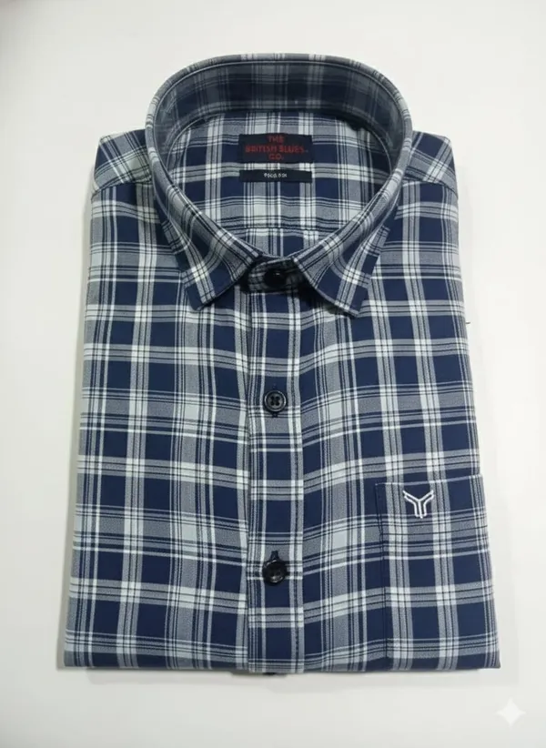 Stripe_Cotton_Blend_Shirt_For_Men