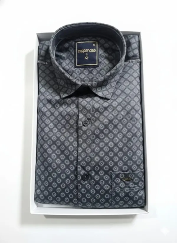 Grey_Cotton_Blend_Shirt_For_Men