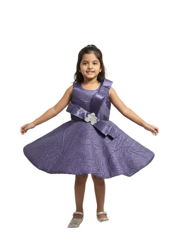 Purple_Cotton_Blend_Dress_For_Girls